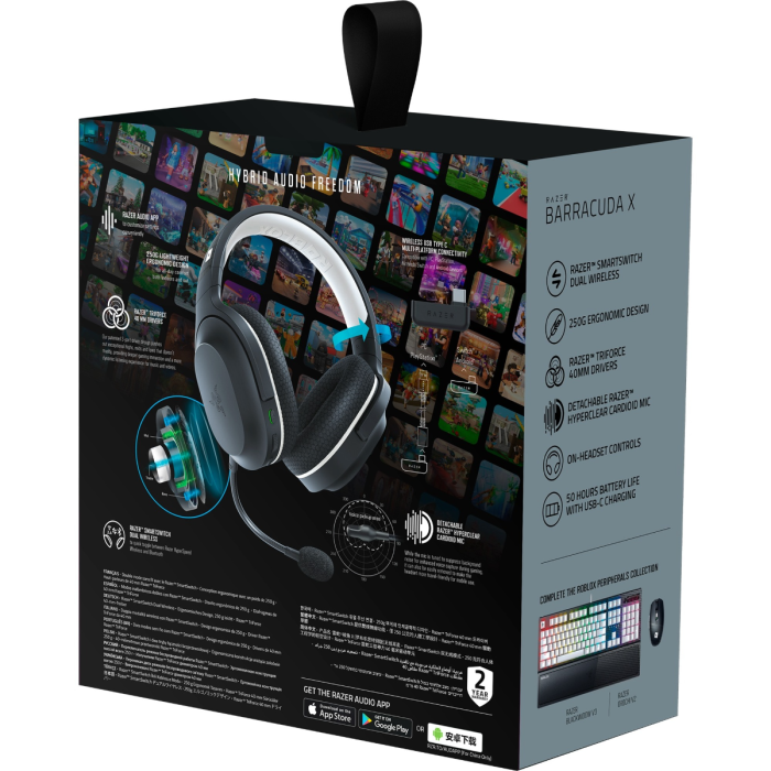 Razer Barracuda X Roblox Edition Open Box – Wireless Gaming Headset