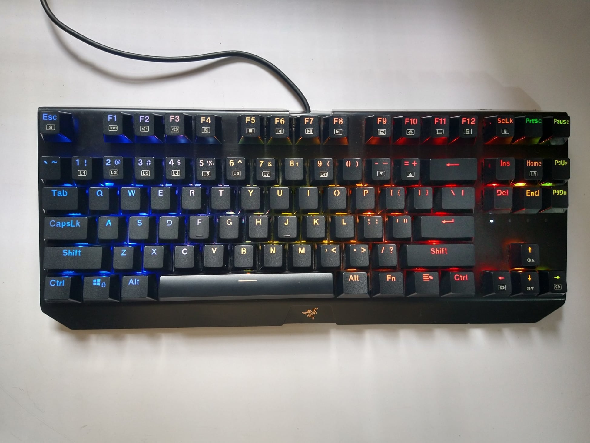 Razer BlackWidow X Chroma TKL Open Box – RGB Mechanical Keyboard