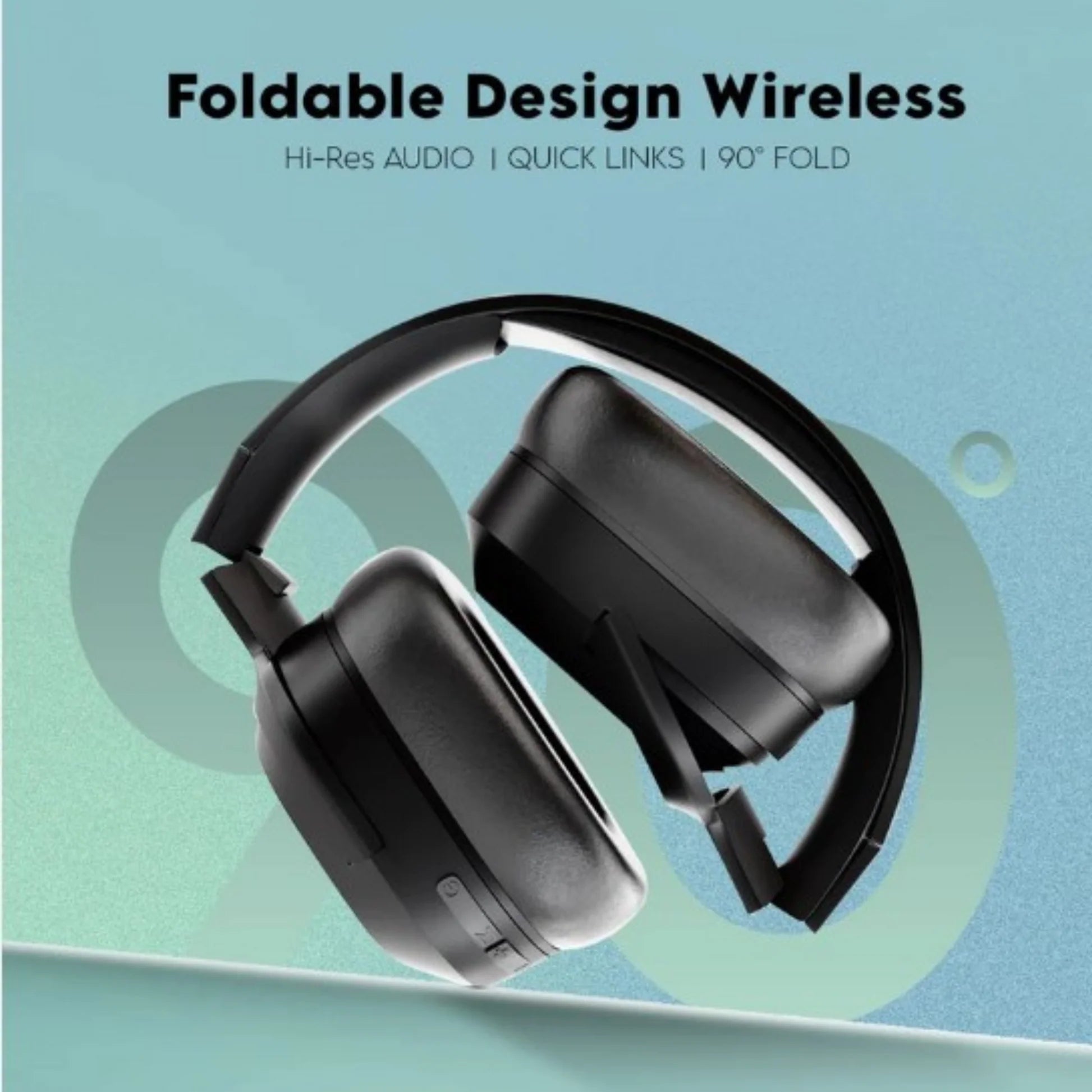 SHP-550 Wireless Bluetooth Headphones with Mic | Deep Bass | Foldable Over-Ear Design