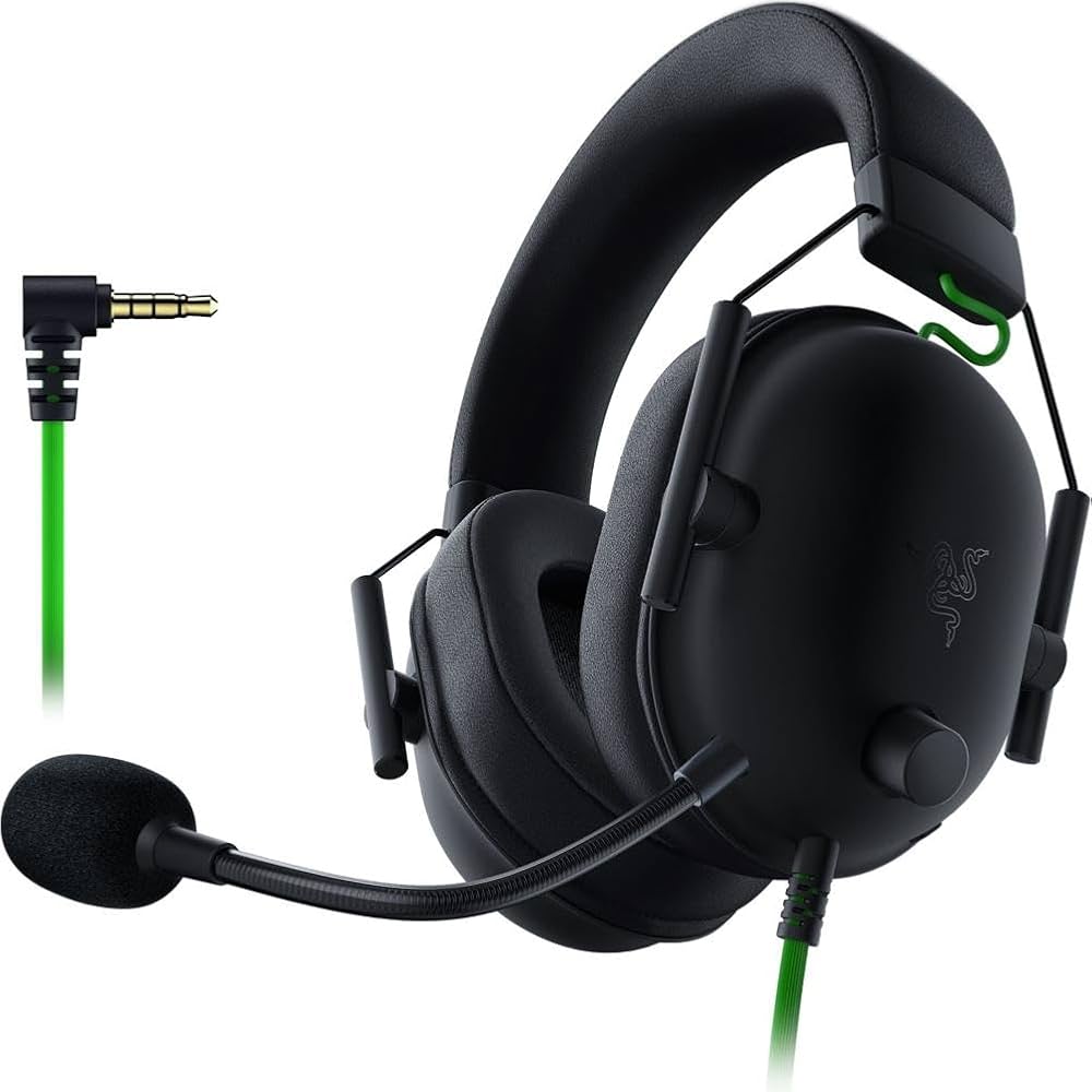 Razer BlackShark V2 X Gaming Headset – 50mm Drivers, 7.1 Surround Sound, Lightweight Design (Black/Pink/White/Green) – Open Box