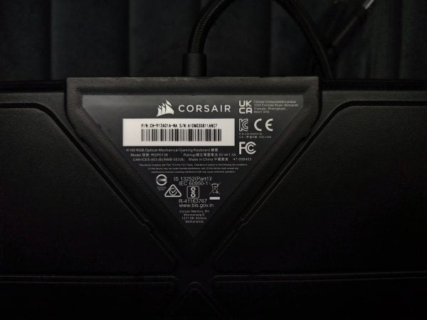 Corsair K100 Open Box – Mechanical RGB Gaming Keyboard with iCUE