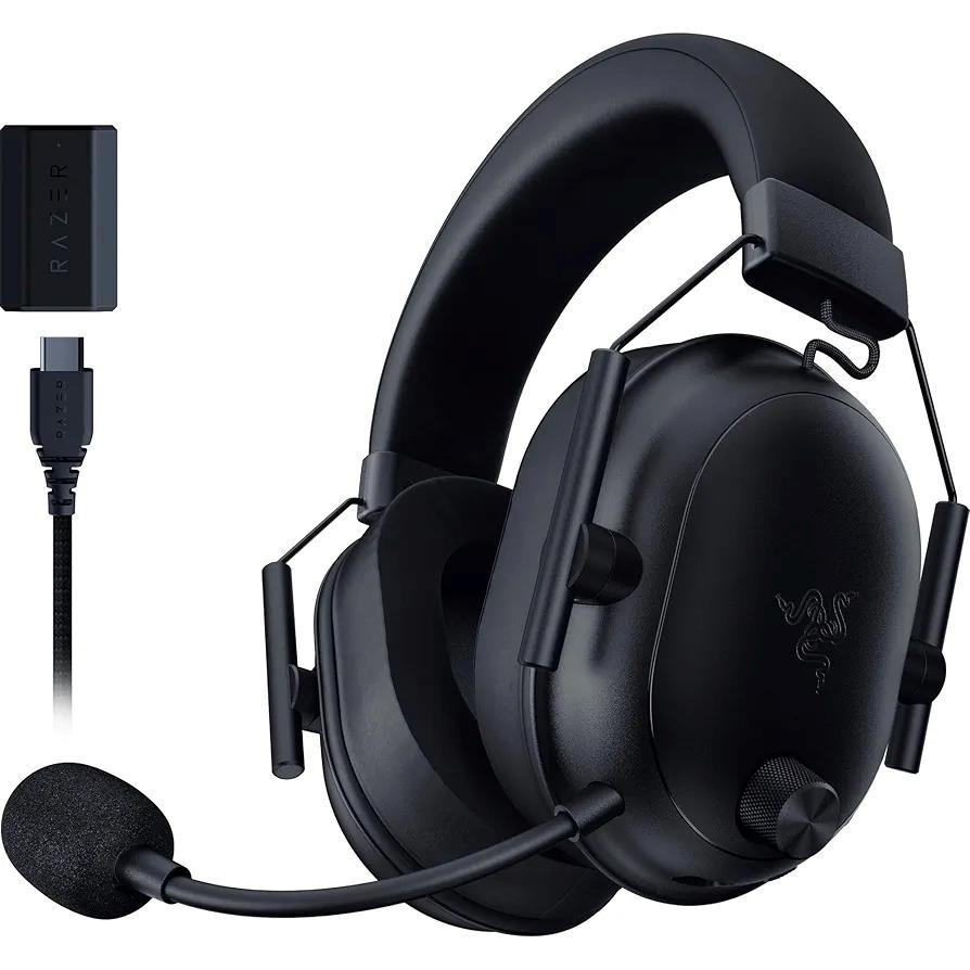 Razer BlackShark V2 HyperSpeed Open Box – Wireless Esports Gaming Headset (Black / White)