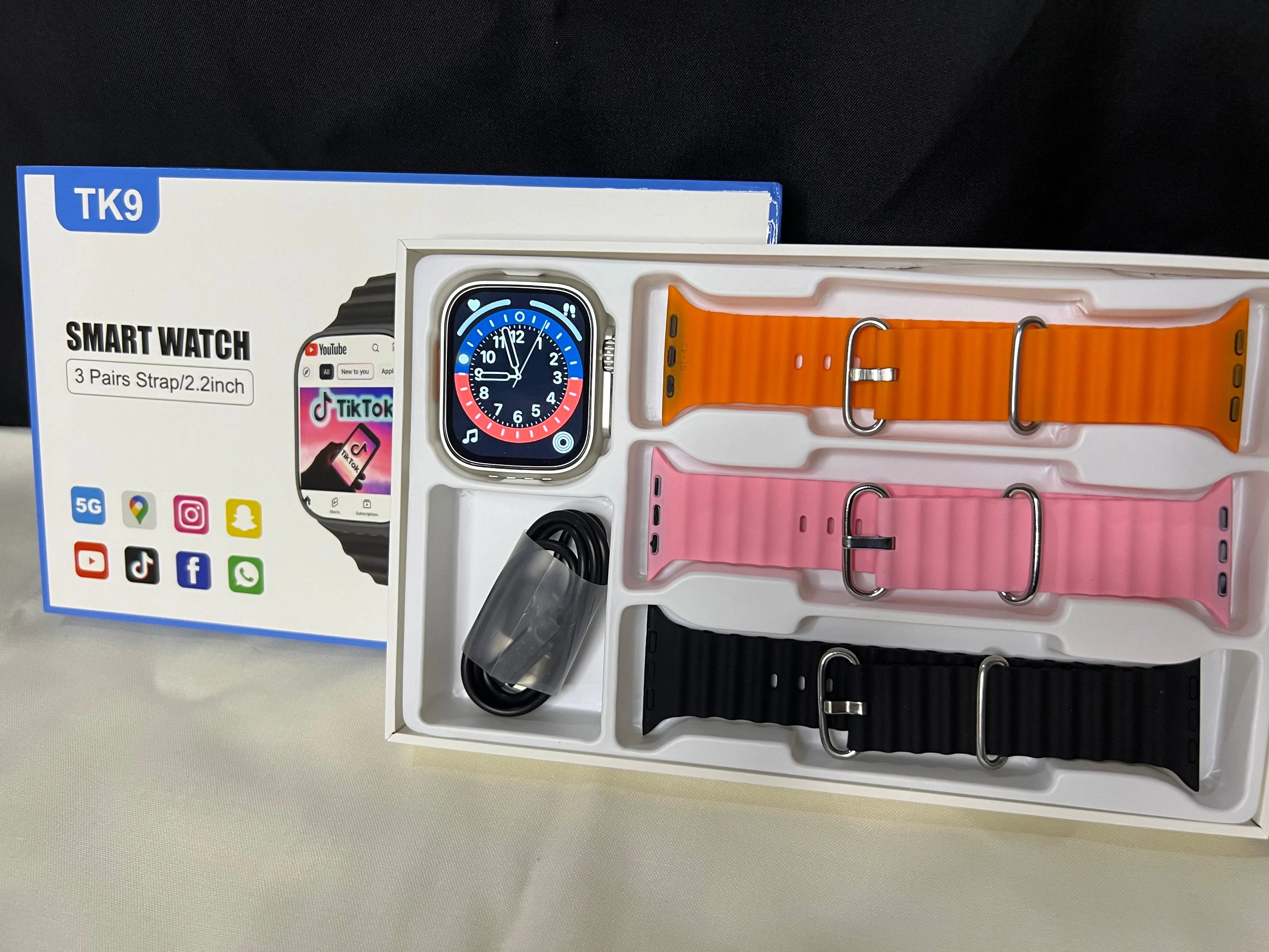 TK9 Smart Watch – Bluetooth Calling, Fitness Tracker & Sports Modes