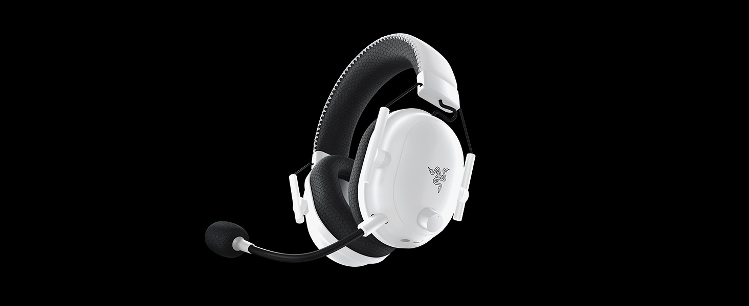 Razer BlackShark V2 Pro Wireless Gaming Headset (2020, Open Box) – Black/White | THX Spatial Audio, 50mm Drivers