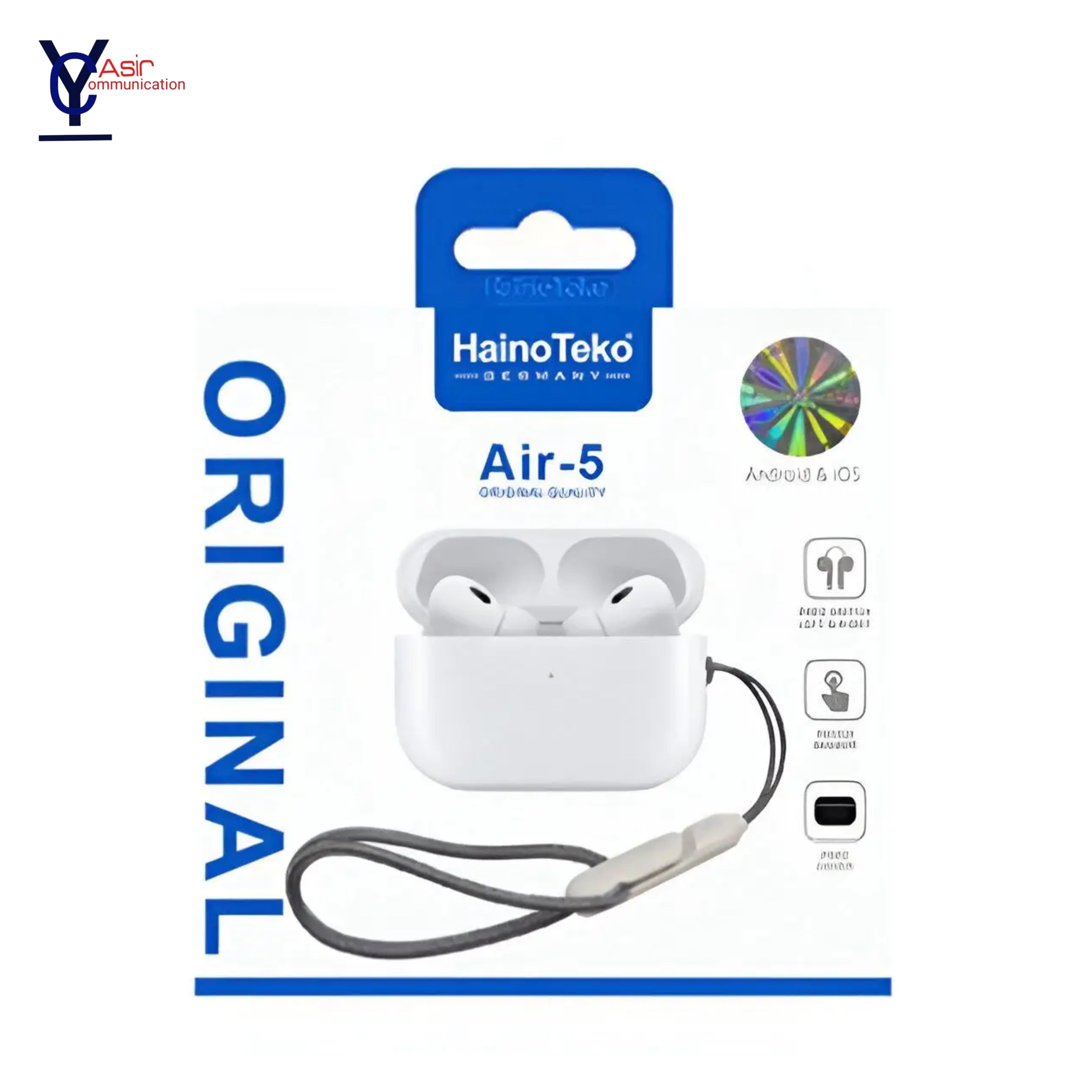 Haino Teko Air 5 – True Wireless Bluetooth Earbuds with Charging Case