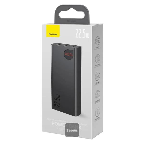 Baseus Adaman 22.5W 20000mAh Metal Power Bank – Fast Charging Portable Charger