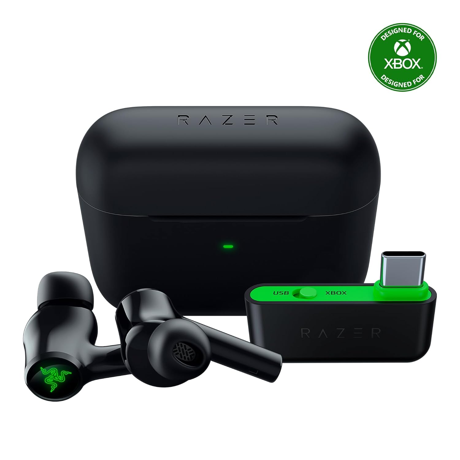 HammerHead HyperSpeed Wireless Gaming Headset for Xbox (Open Box) – Low Latency, Dual Mic, Surround Sound