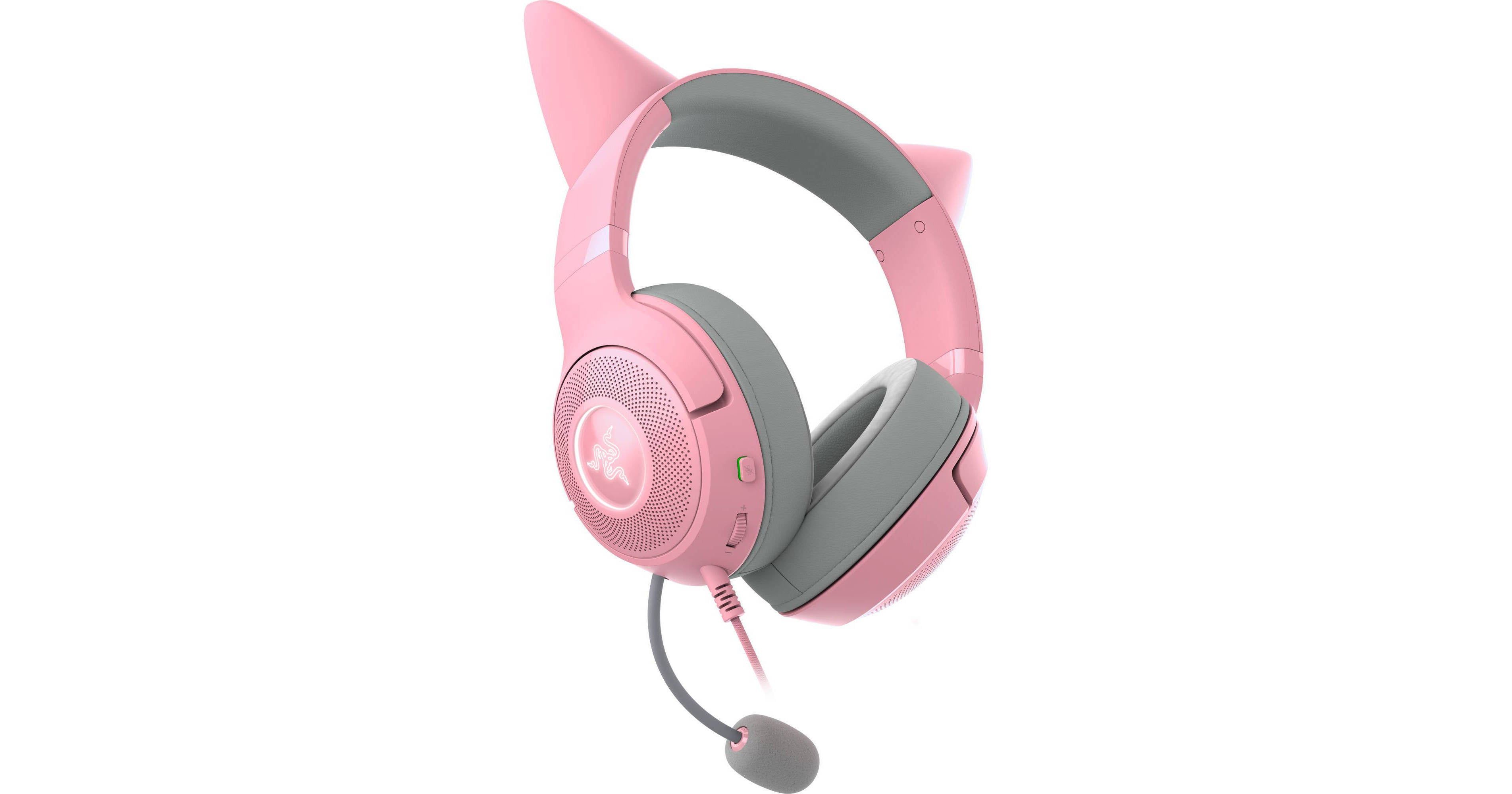 Razer Kraken Kitty V2 BT Wireless Headset – Pink (Open Box) | Bluetooth 5.0, Stream Reactive RGB