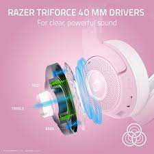 Razer Kraken Kitty V2 BT Wireless Headset – Pink (Open Box) | Bluetooth 5.0, Stream Reactive RGB