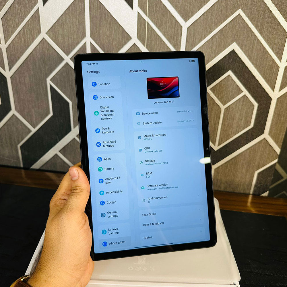Lenovo Tab M11 – 11″ Display, 8GB RAM, 128GB Storage