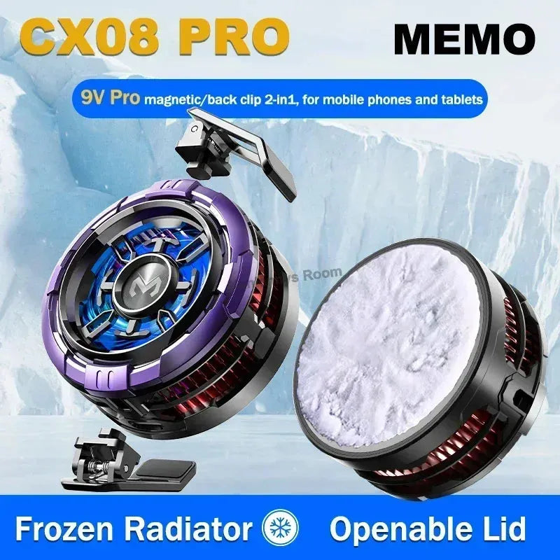 MEMO CX08 Magnetic Cooling Fan – Mobile Phone Radiator for Gaming