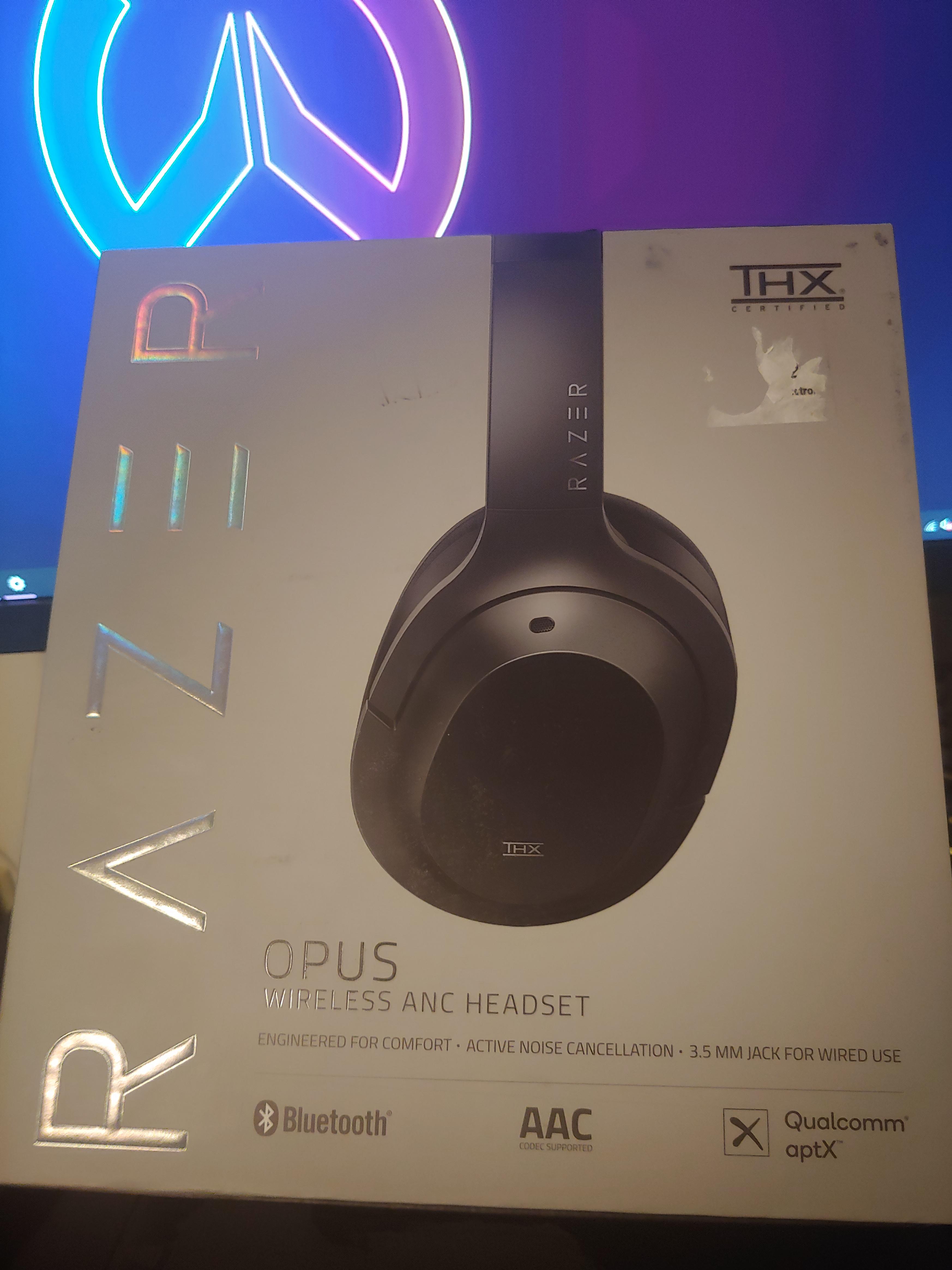Opus Wireless Over-Ear Headphones (Open Box) – Active Noise Cancelling, Deep Bass, Long Battery