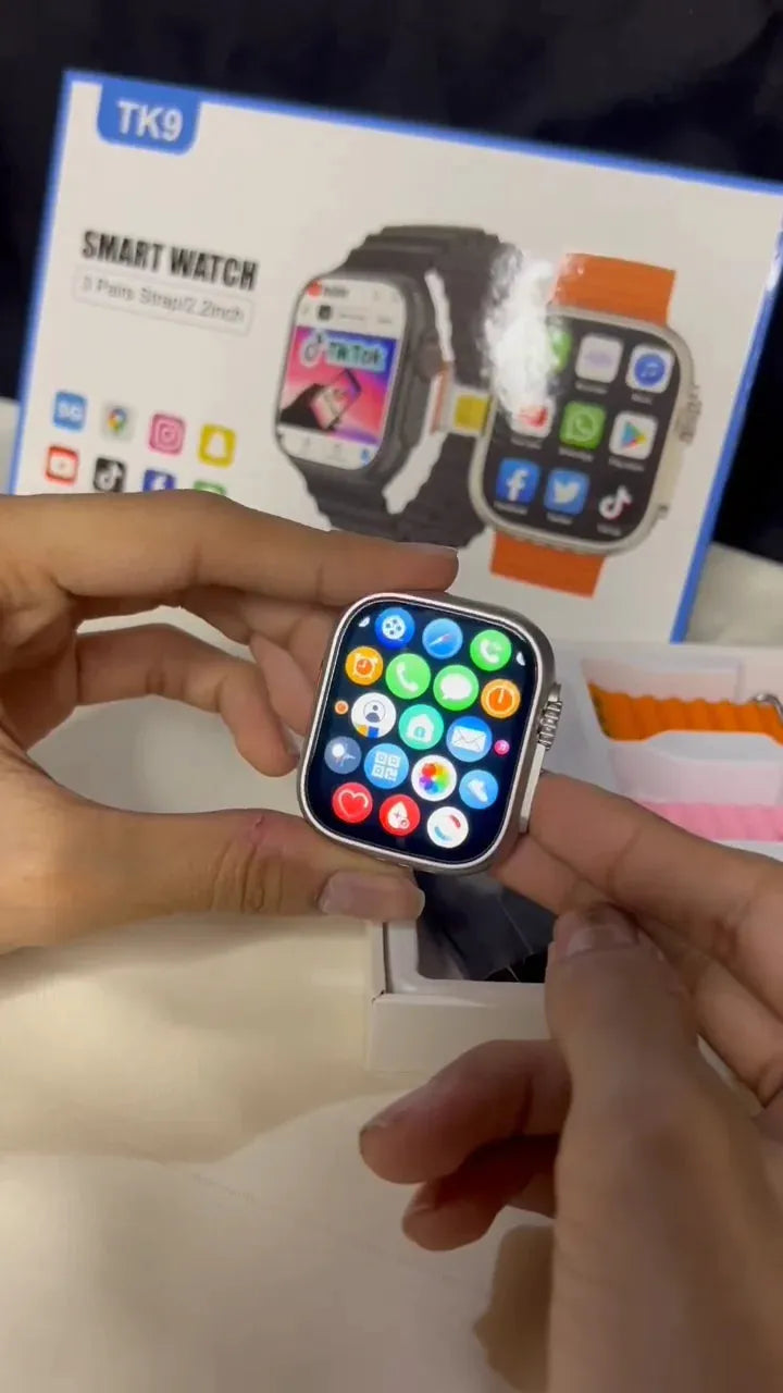 TK9 Smart Watch – Bluetooth Calling, Fitness Tracker & Sports Modes