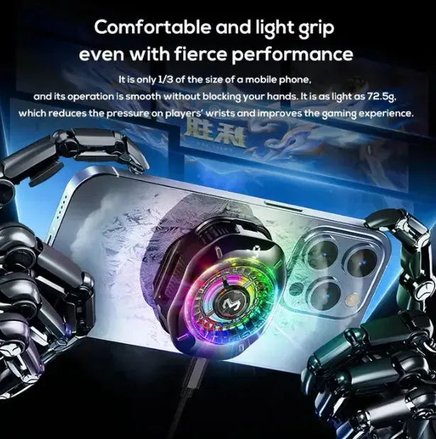 MEMO CX15 Magnetic Mobile Cooling Fan – Fast Cooling Radiator for Gaming