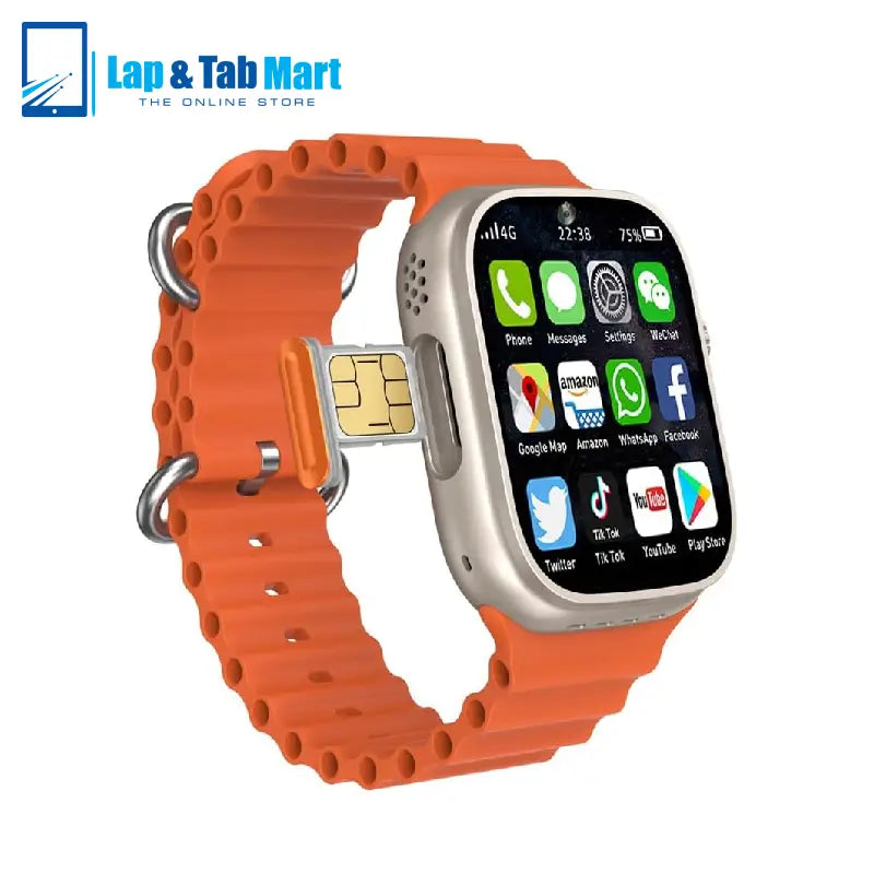 Telzeal TC4G Android Ultra Smart Watch – 4G LTE, Dual Camera & Fitness Tracker