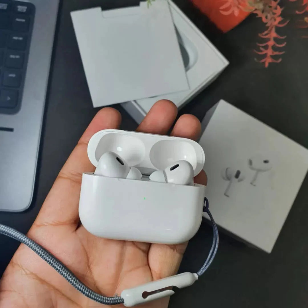 AirPods Pro (2nd Generation) Titanium Wireless Earbuds – Bluetooth 5.0, Deep Bass & High Quality Sound