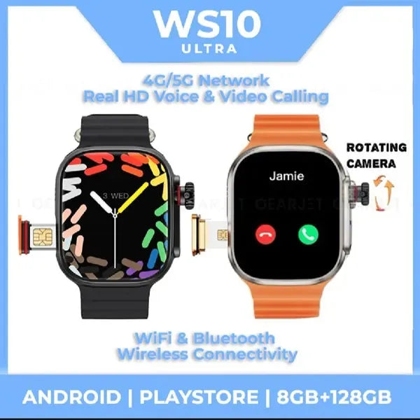 WS10 Ultra Android Smart Watch – Fitness Tracker with Call & Notifications