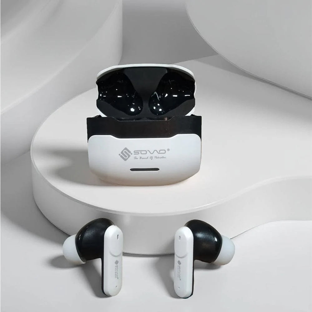 SBT-960 True Wireless Bluetooth Earbuds | Deep Bass | Noise Cancellation | Long Battery Life