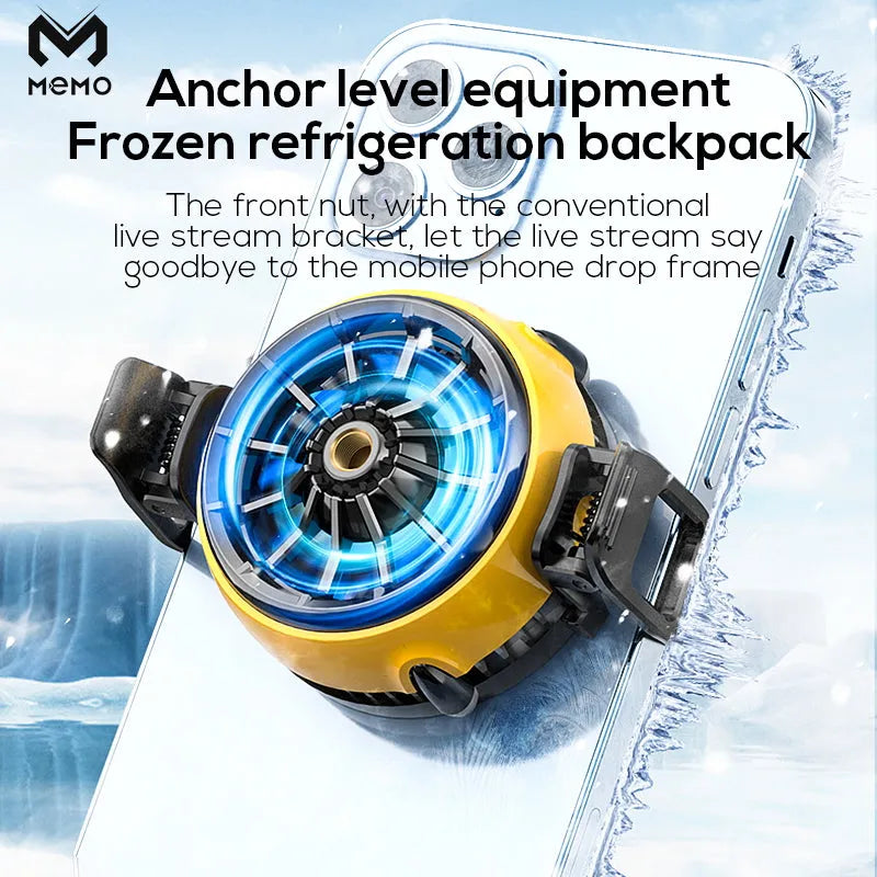 MEMO DLA6 Gaming Phone Cooler – Mobile Phone Radiator & Fast Cooling Fan