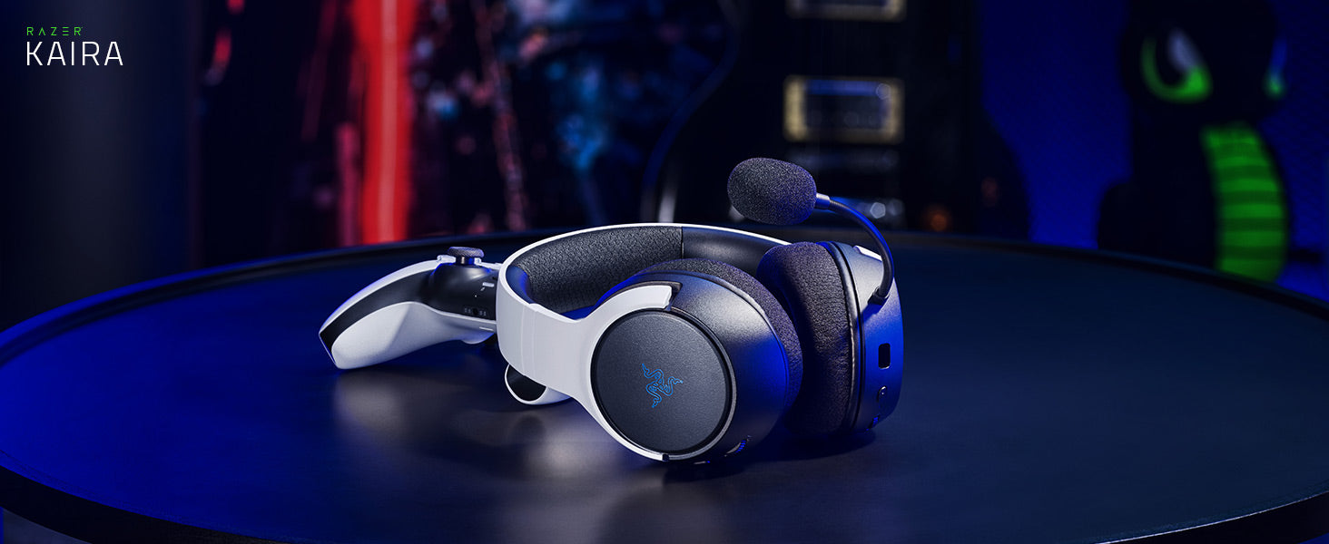 Razer Kaira Dual Wireless Gaming Headset (Open Box) – Dual Connectivity, 50mm Drivers, Low-Latency Bluetooth