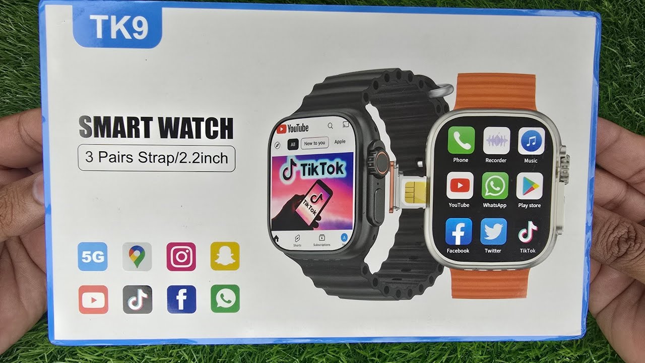 Telzeal TC4G Android Ultra Smart Watch – 4G LTE, Dual Camera & Fitness Tracker